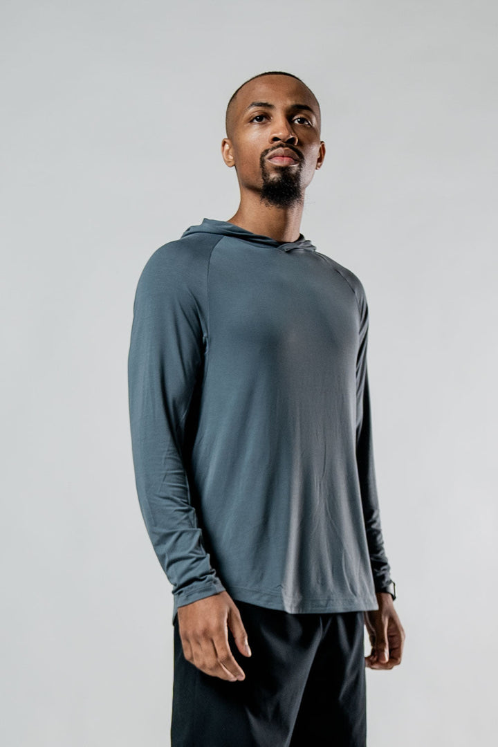 Men's Terra Recovery Element Hoodie Shirt (Ash Gray)