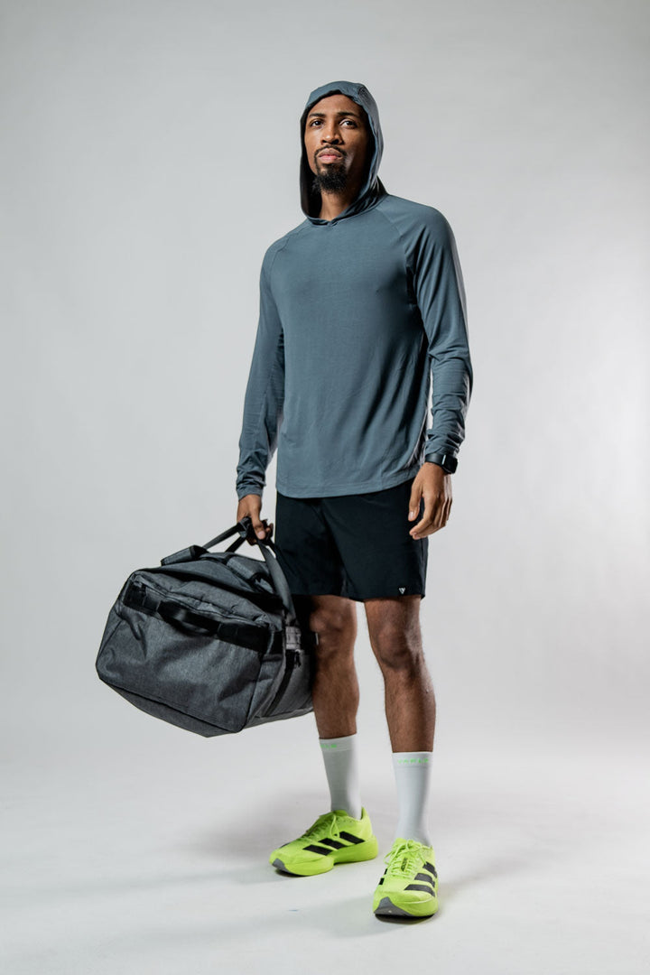 Men's Terra Recovery Element Hoodie Shirt (Ash Gray)