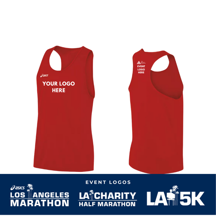 2026 ASICS Los Angeles Marathon Nonprofits - ASICS Men's Rival II Singlet (TF3085)