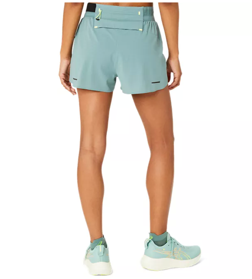 Pantalón corto Asics Metarun Split para mujer Falmouth Road Race 2024 (2012C858-300) FRR08 (POS)