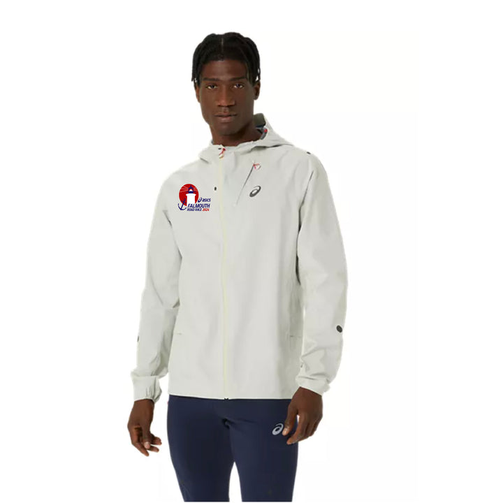 Chaqueta impermeable ASICS Metarun para hombre para la carrera en carretera Falmouth 2024 (2011D121-200) FRR02 (POS)