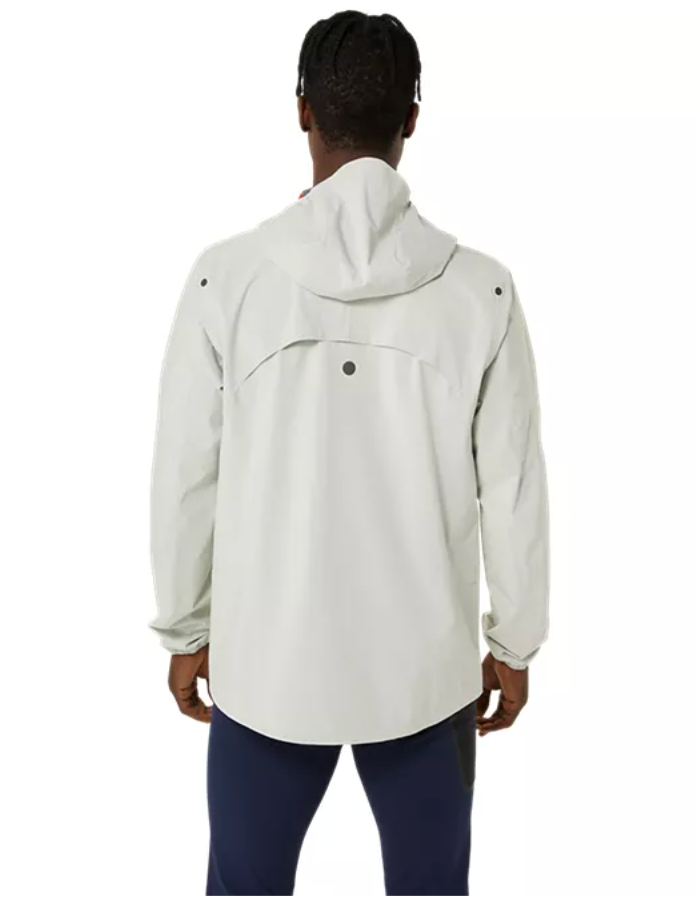 Chaqueta impermeable ASICS Metarun para hombre para la carrera en carretera Falmouth 2024 (2011D121-200) FRR02 (POS)