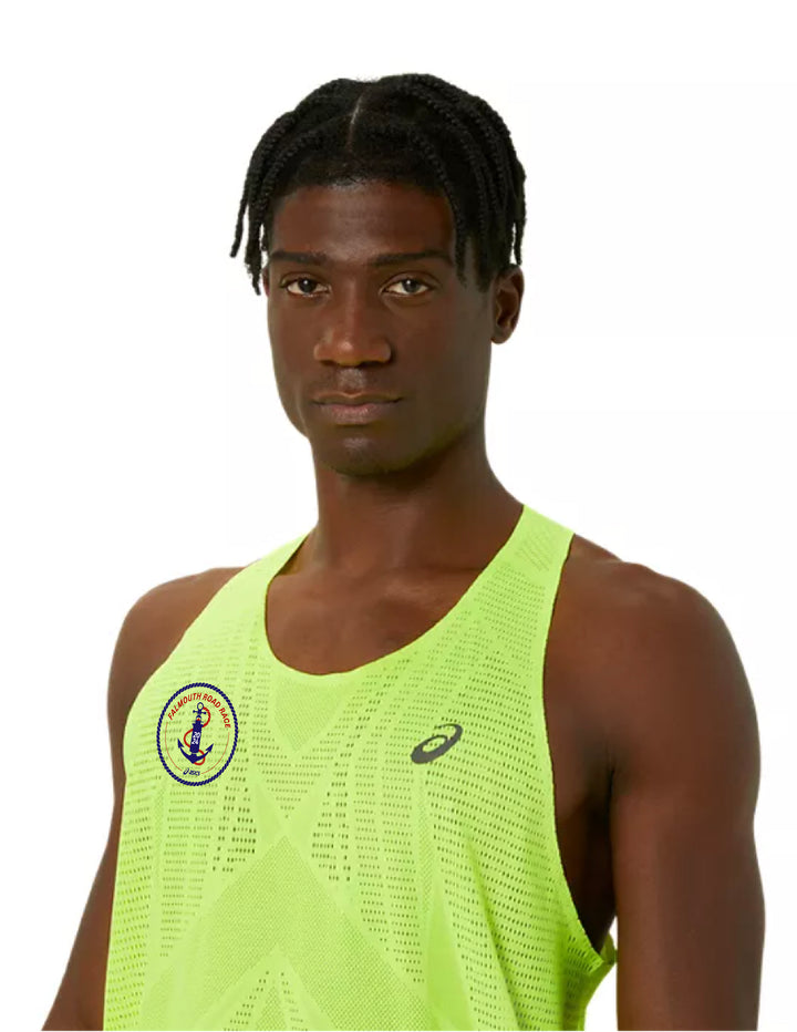 Camiseta sin mangas Asics Falmouth Road Race 2024 Metarun para hombre (2011C990-750) FRR01 (POS)