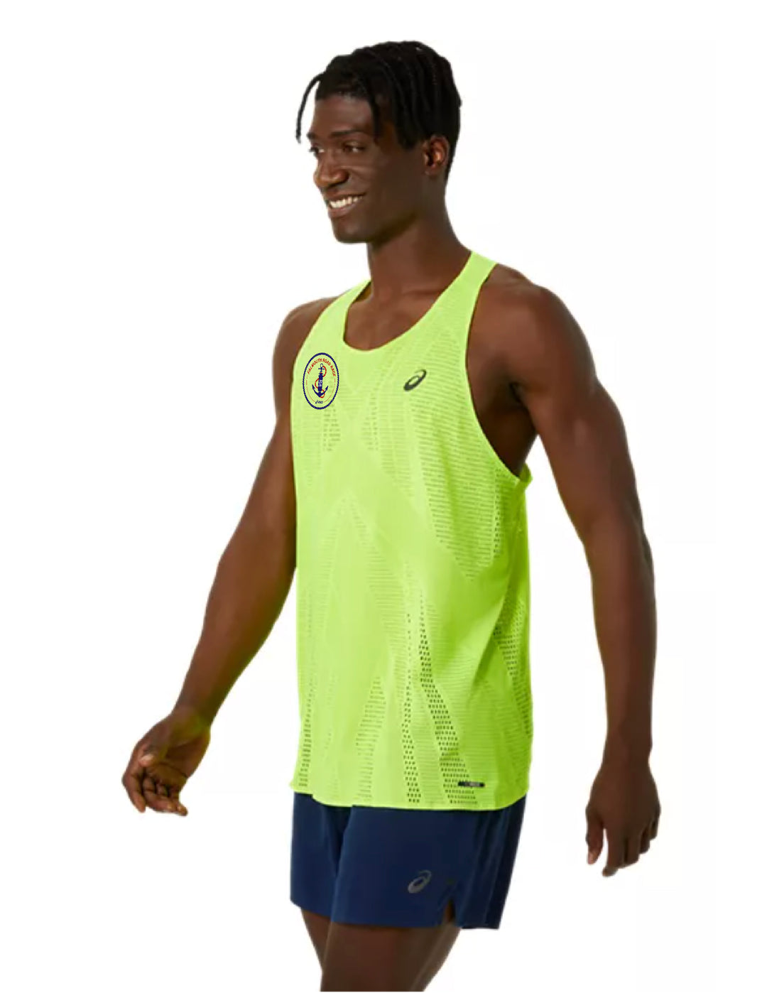 Camiseta sin mangas Asics Falmouth Road Race 2024 Metarun para hombre (2011C990-750) FRR01 (POS)