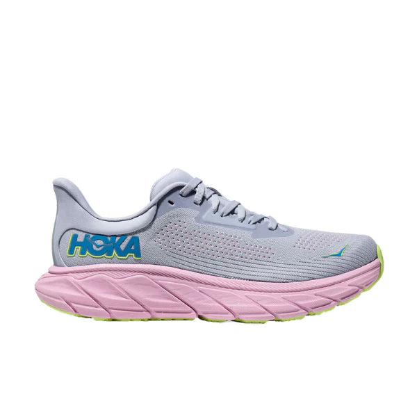 Hoka Arahi 7 Wide para mujer - Gaviota/Rosa crepúsculo (1147890-GLP) 