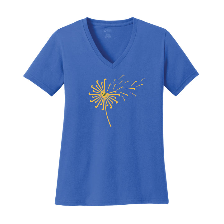 Warrior Field Hockey - Women's Core Cotton V-Neck Tee - Royal (LPC54V)