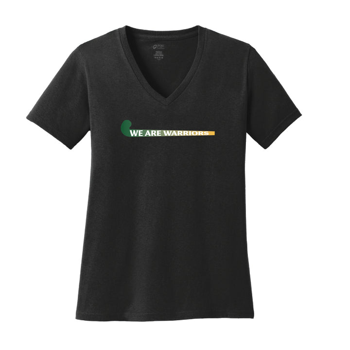 Warrior Field Hockey - Women's Core Cotton V-Neck Tee - Black (LPC54V)