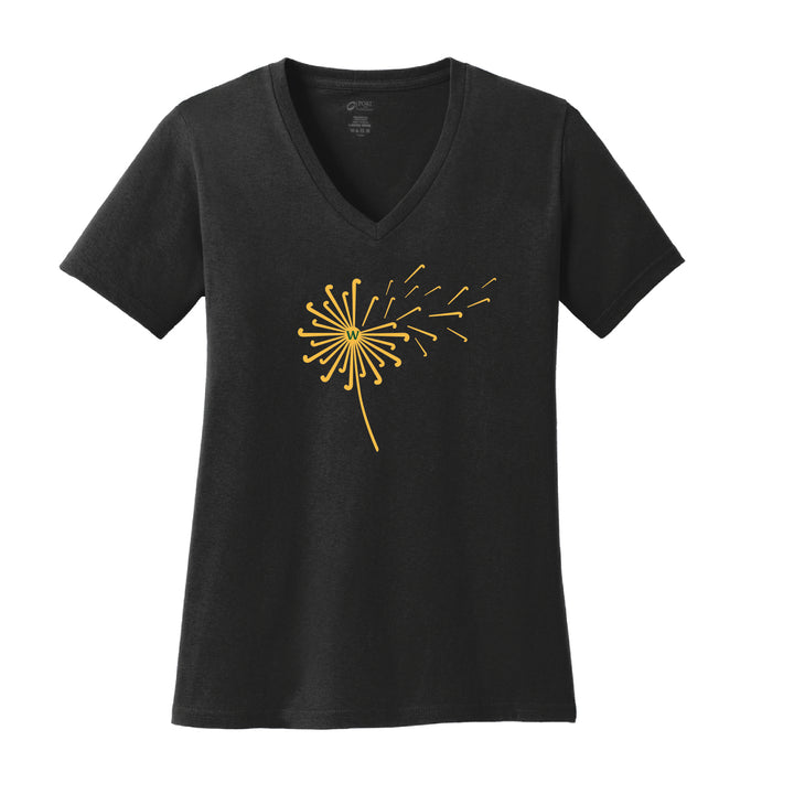 Warrior Field Hockey - Women's Core Cotton V-Neck Tee - Black (LPC54V)