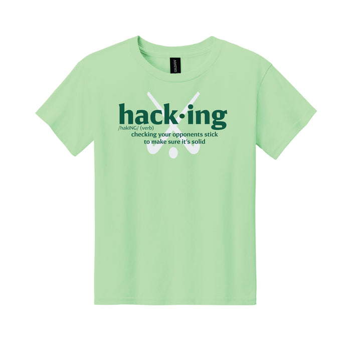Warrior Field Hockey - Youth Unisex Light Cotton Tee - Mint Green (3000B)