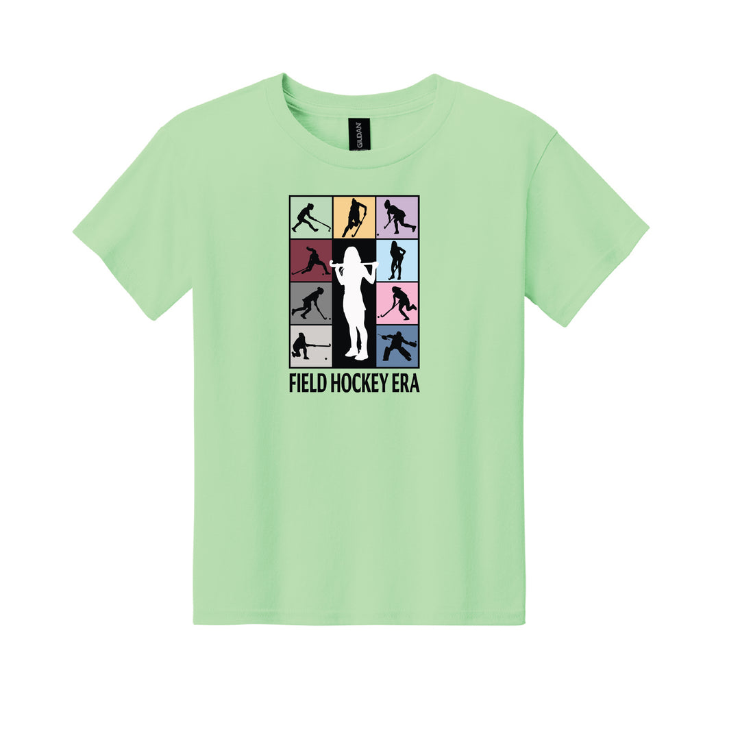 Warrior Field Hockey - Youth Unisex Light Cotton Tee - Mint Green (3000B)