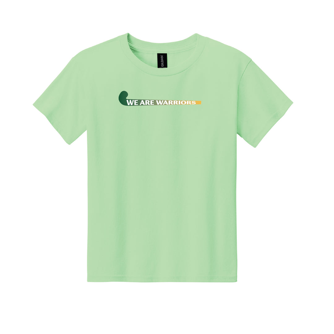 Warrior Field Hockey - Youth Unisex Light Cotton Tee - Mint Green (3000B)