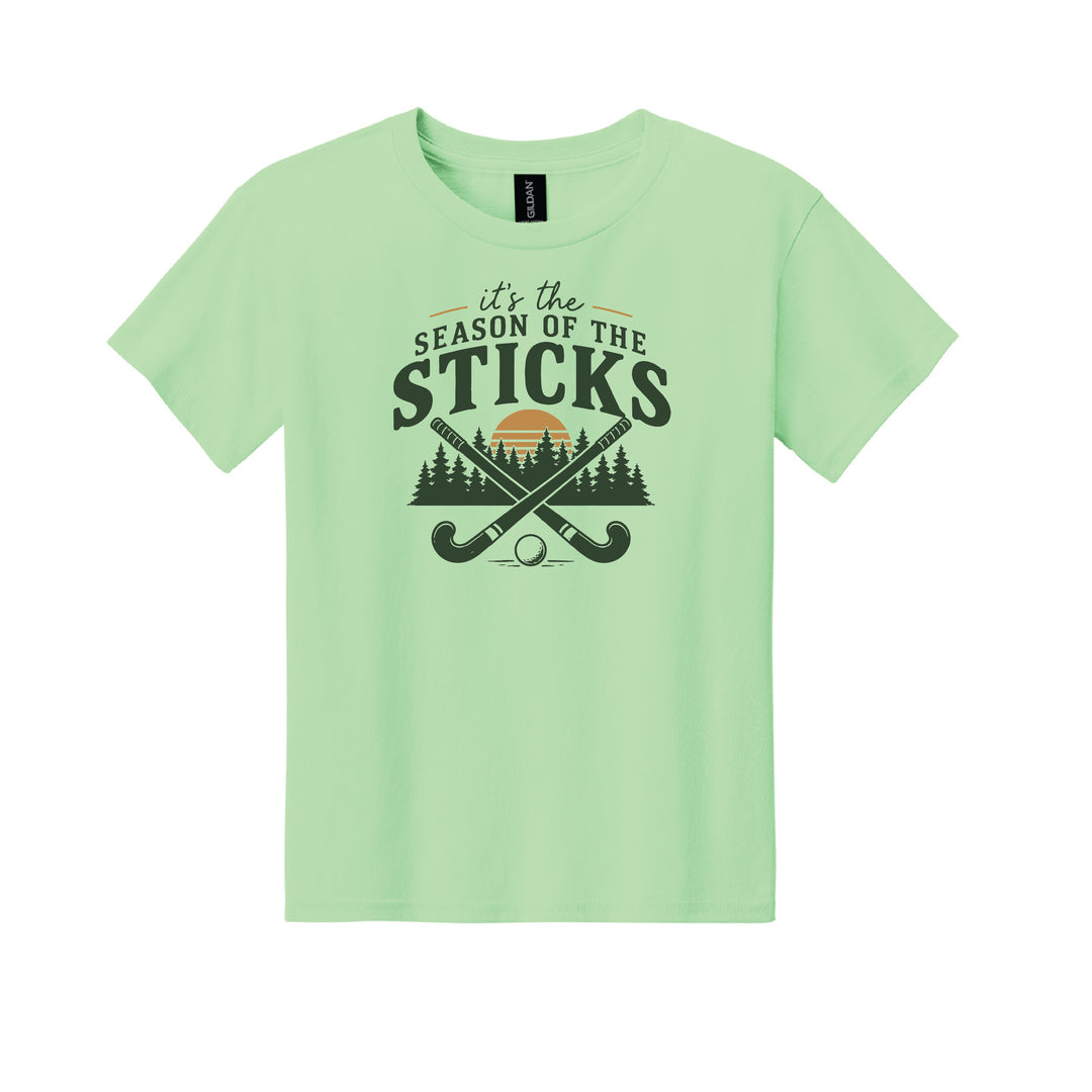 Warrior Field Hockey - Youth Unisex Light Cotton Tee - Mint Green (3000B)