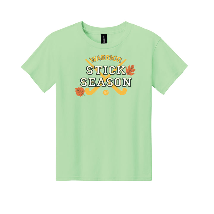 Warrior Field Hockey - Youth Unisex Light Cotton Tee - Mint Green (3000B)