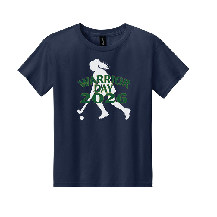 Warrior Field Hockey - Youth Unisex Light Cotton Tee - Navy (3000B)