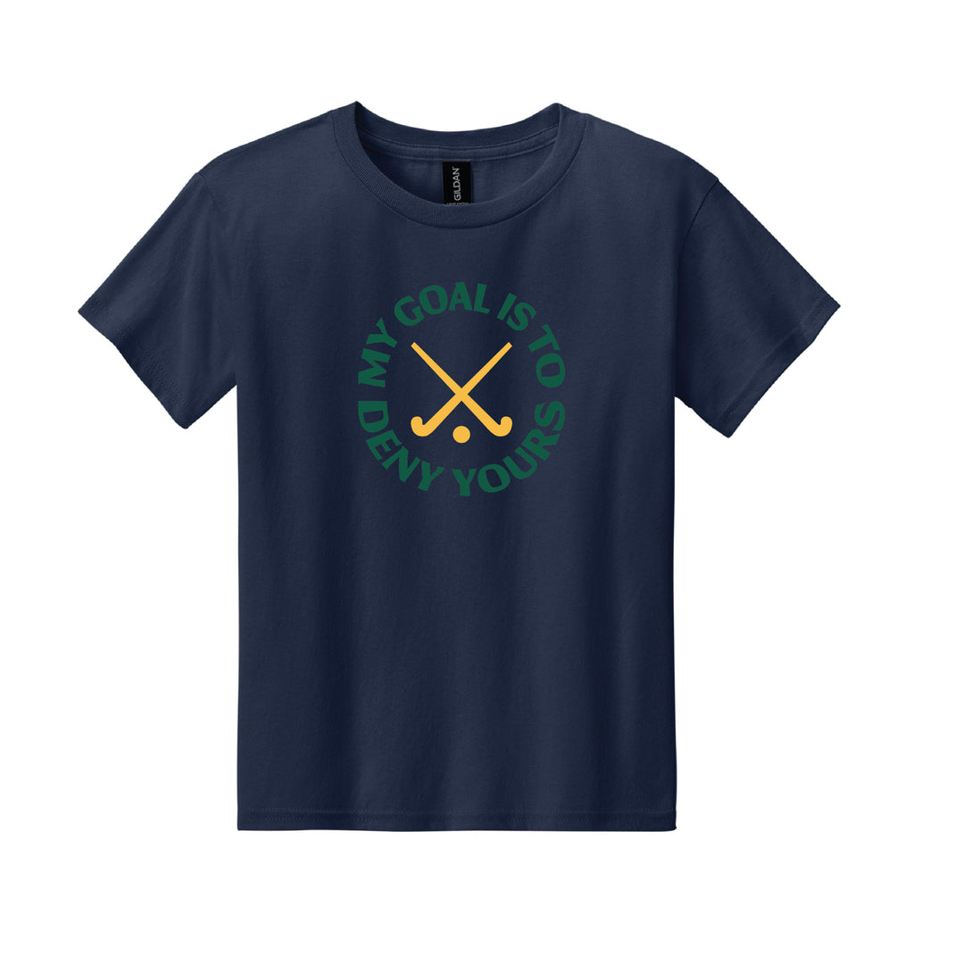 Warrior Field Hockey - Youth Unisex Light Cotton Tee - Navy (3000B)