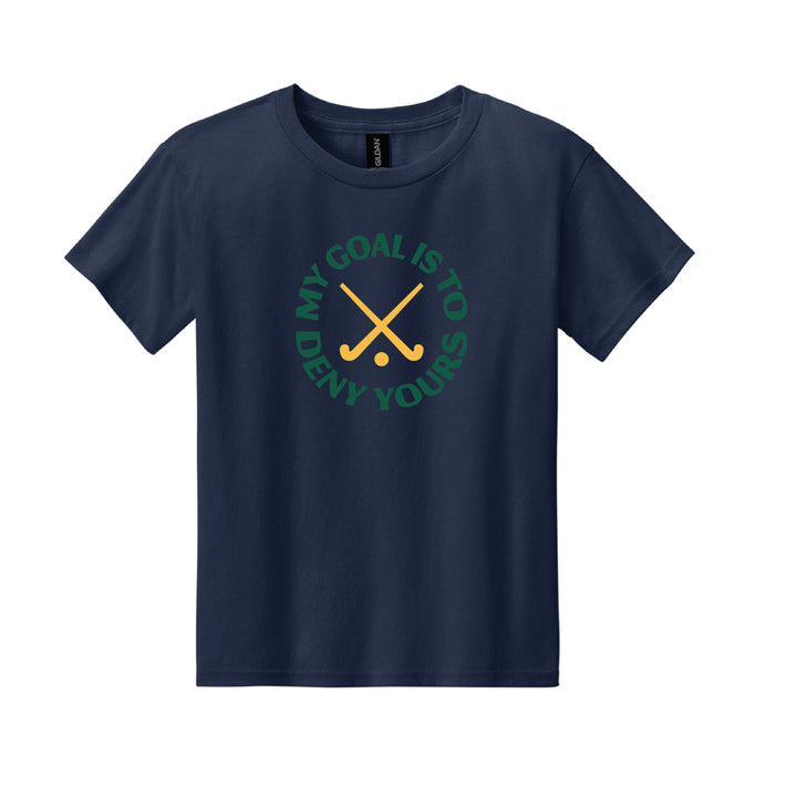 Warrior Field Hockey - Youth Unisex Light Cotton Tee - Navy (3000B)