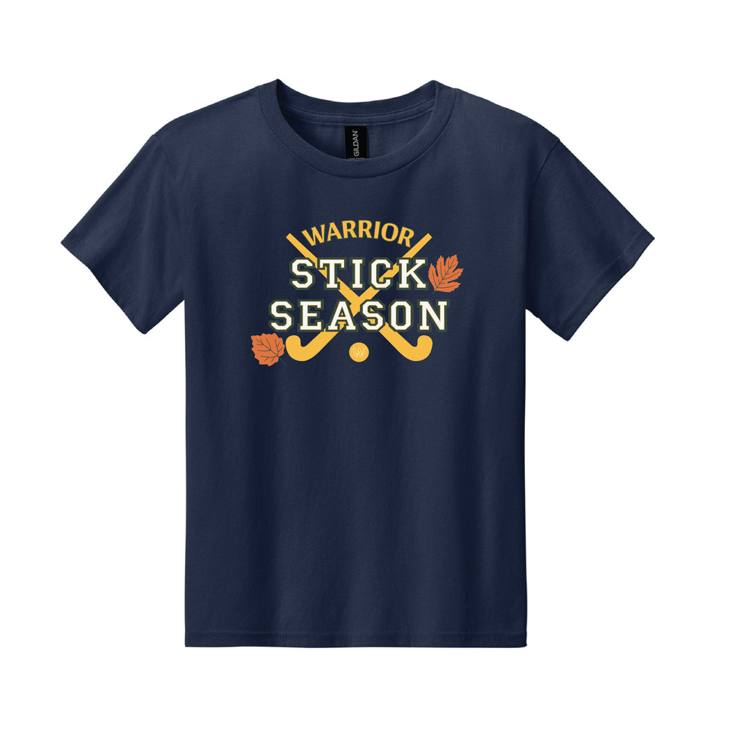 Warrior Field Hockey - Youth Unisex Light Cotton Tee - Navy (3000B)