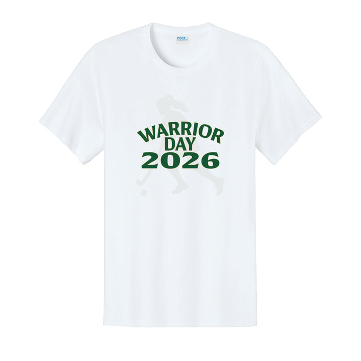Warrior Field Hockey- Adult Unisex Easy Cotton Tee - White (PC43)