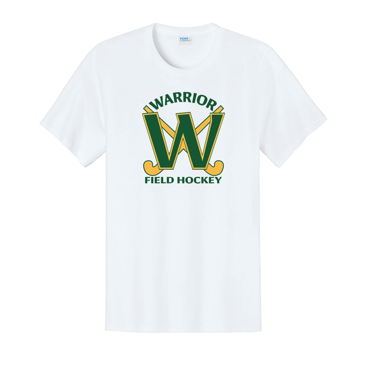 Warrior Field Hockey- Adult Unisex Easy Cotton Tee - White (PC43)