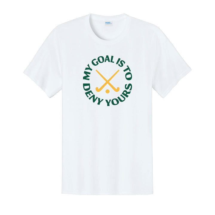Warrior Field Hockey- Adult Unisex Easy Cotton Tee - White (PC43)