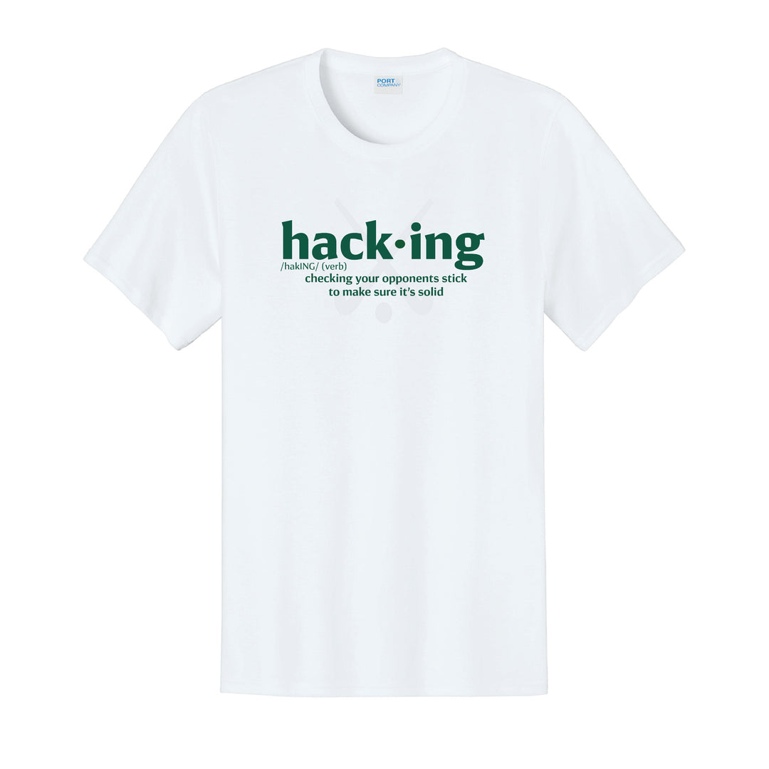 Warrior Field Hockey- Adult Unisex Easy Cotton Tee - White (PC43)