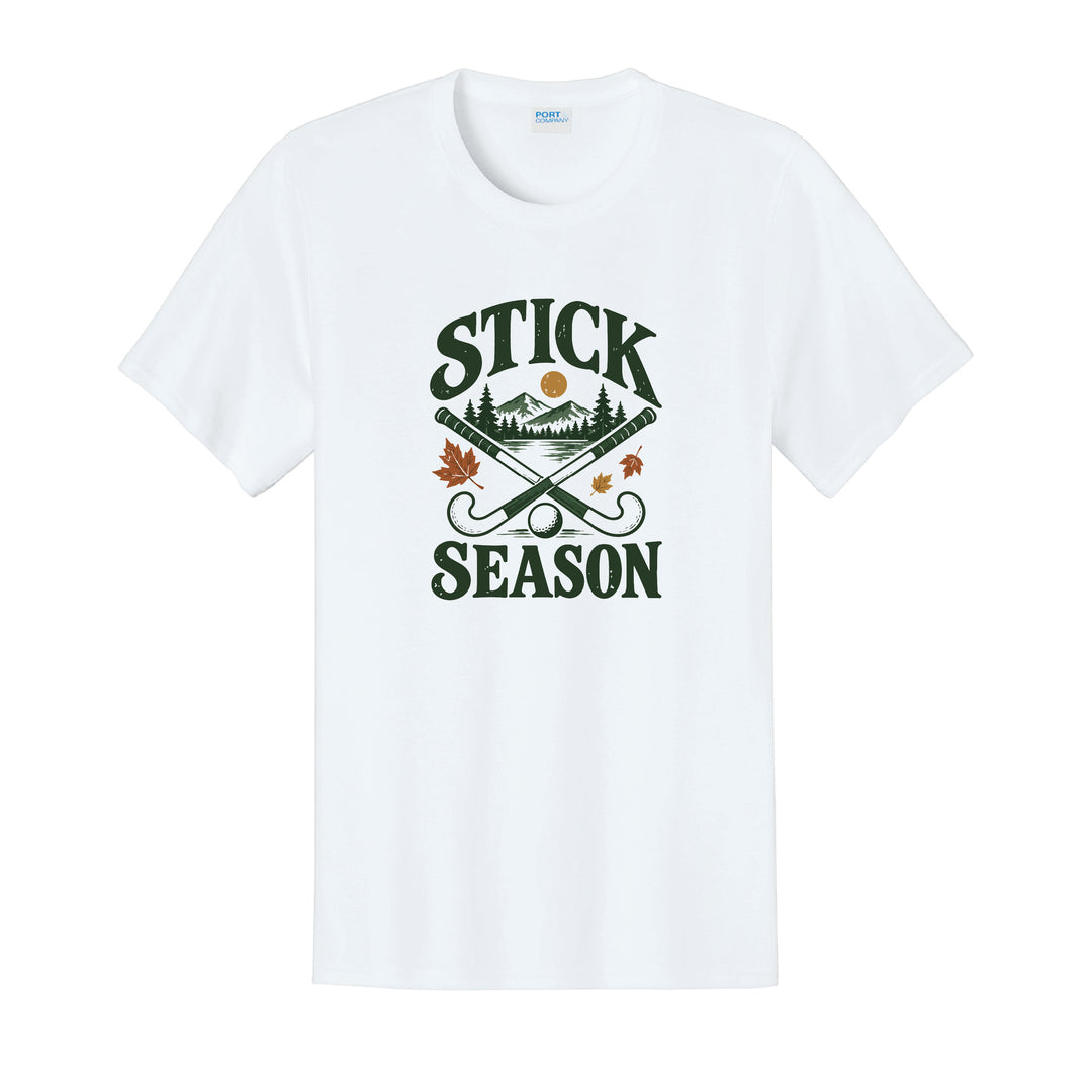 Warrior Field Hockey- Adult Unisex Easy Cotton Tee - White (PC43)