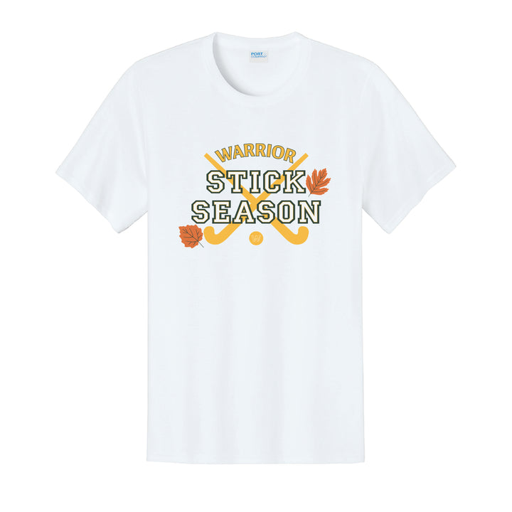 Warrior Field Hockey- Adult Unisex Easy Cotton Tee - White (PC43)
