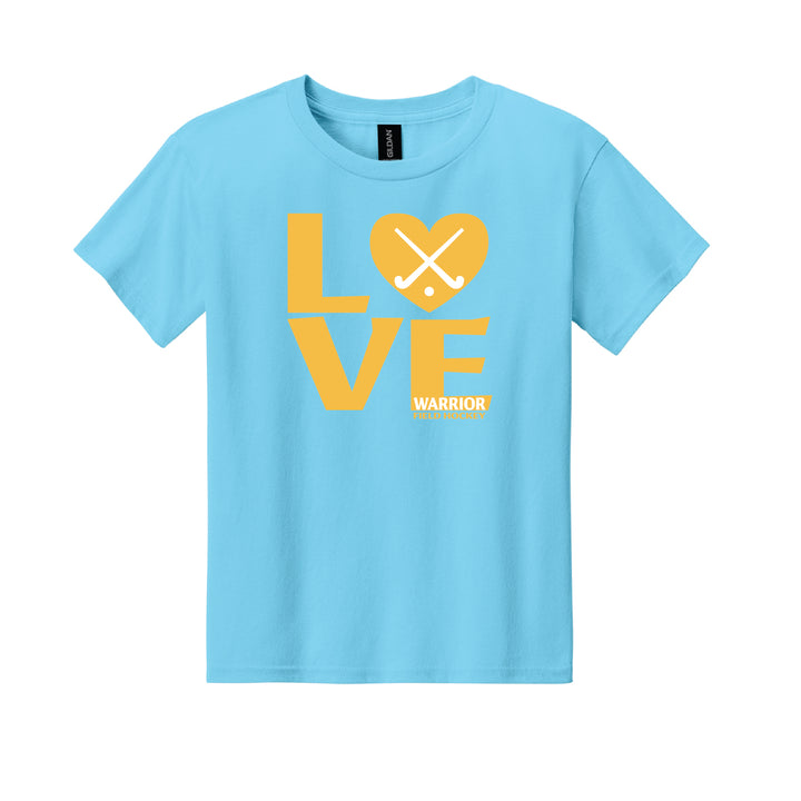 Warrior Field Hockey - Youth Unisex Light Cotton Tee - Sky (3000B)