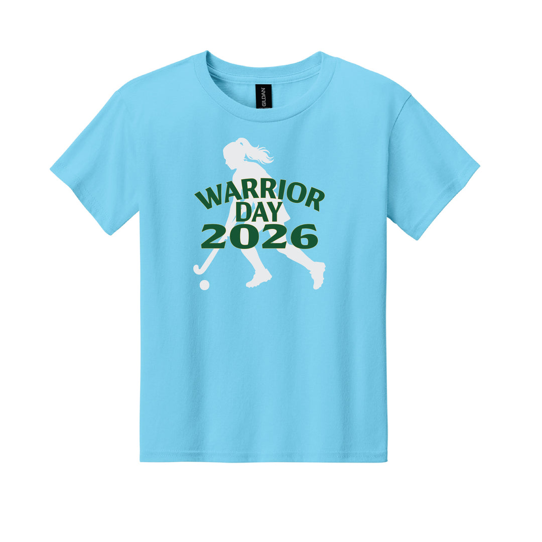 Warrior Field Hockey - Youth Unisex Light Cotton Tee - Sky (3000B)