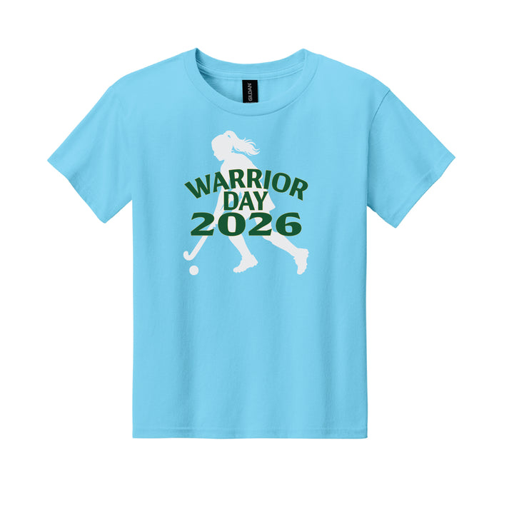 Warrior Field Hockey - Youth Unisex Light Cotton Tee - Sky (3000B)