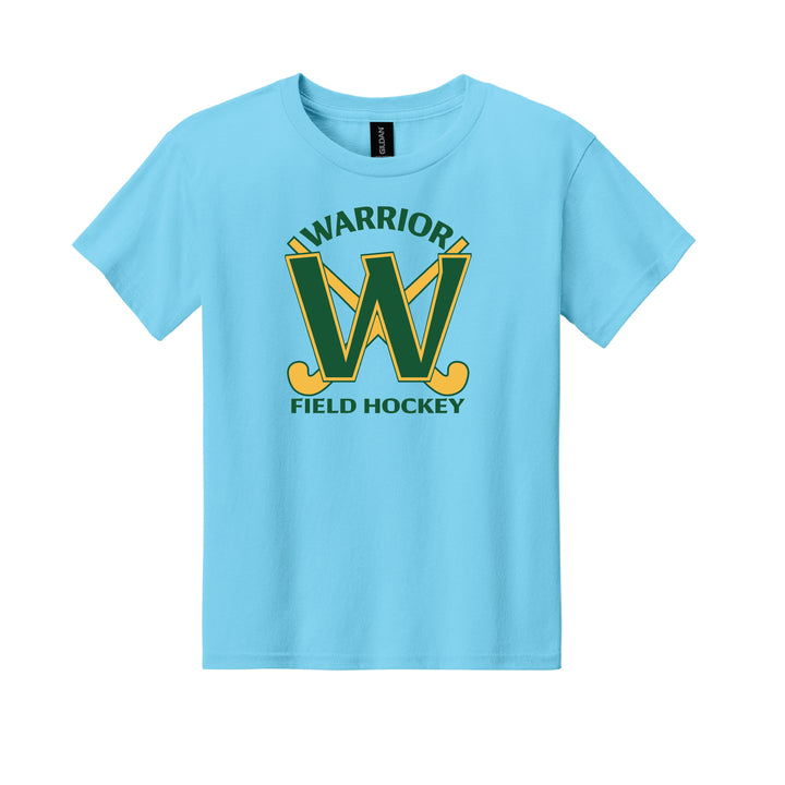 Warrior Field Hockey - Youth Unisex Light Cotton Tee - Sky (3000B)
