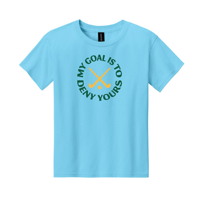Warrior Field Hockey - Youth Unisex Light Cotton Tee - Sky (3000B)