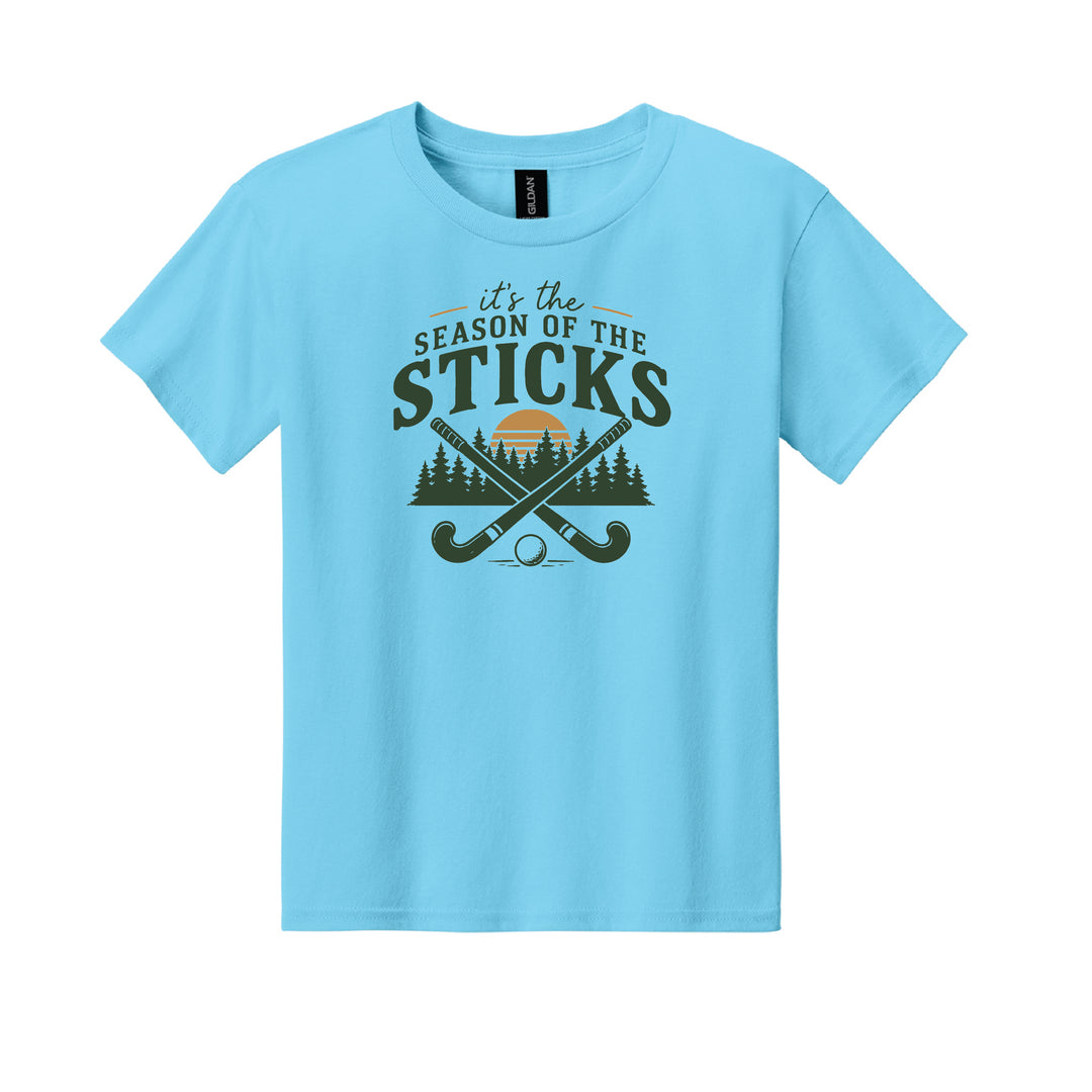 Warrior Field Hockey - Youth Unisex Light Cotton Tee - Sky (3000B)