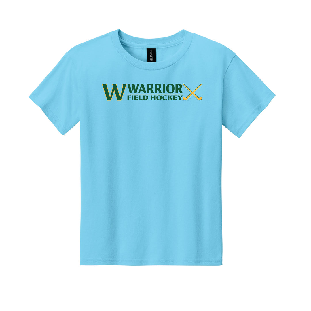 Warrior Field Hockey - Youth Unisex Light Cotton Tee - Sky (3000B)