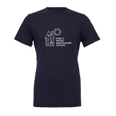 Camiseta unisex para adultos King's Wood Montessori (BC3001CVC)
