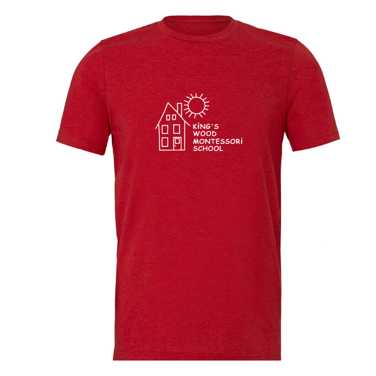 King's Wood Montessori - Adult Unisex T-Shirt (3001CVC)