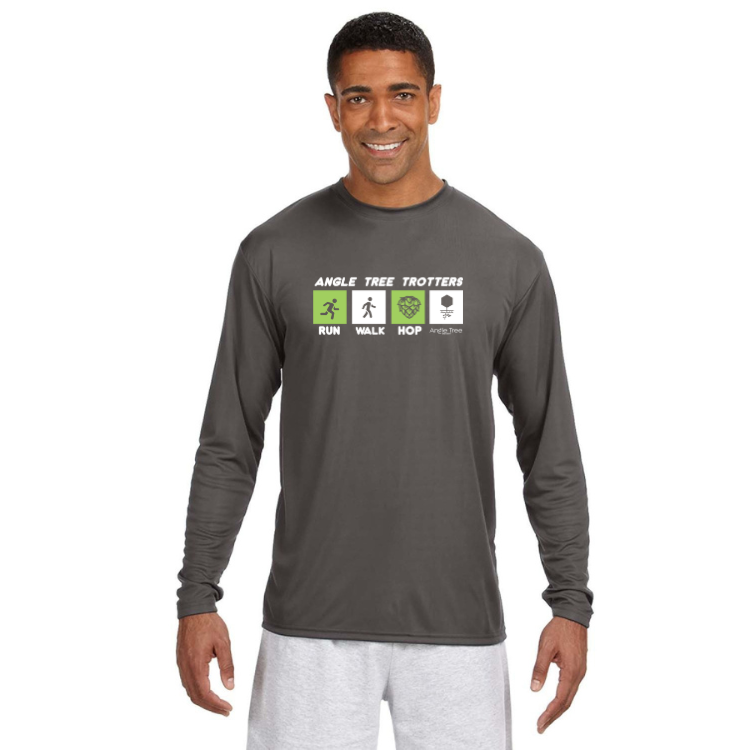 Angle Tree Trotters - Camiseta de manga larga refrescante y de alto rendimiento para hombre (A4N3165)