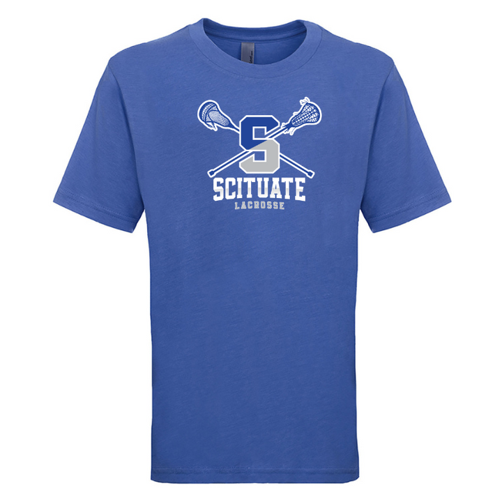 Scituate Lacrosse - Next Level Apparel Youth Triblend Crew (N6310)