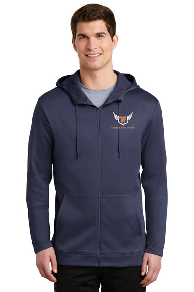 Sudadera con capucha de polar con cremallera completa Nike Cross Country de Walpole (NKAH6259)