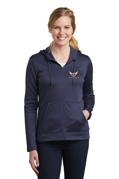 Sudadera con capucha de polar con cremallera completa para mujer Walpole Cross Country (NKAH6264)