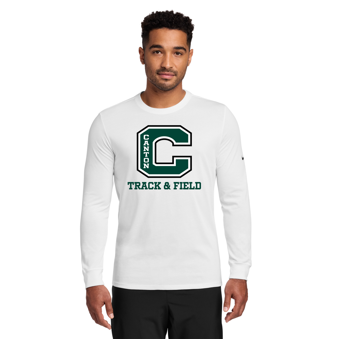 Canton Track & Field - Nike Dri FIT Cotton/Poly Long Sleeve Tee (NKBQ5230)