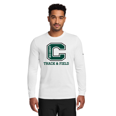Canton Track & Field - Nike Dri FIT Cotton/Poly Long Sleeve Tee (NKBQ5230)