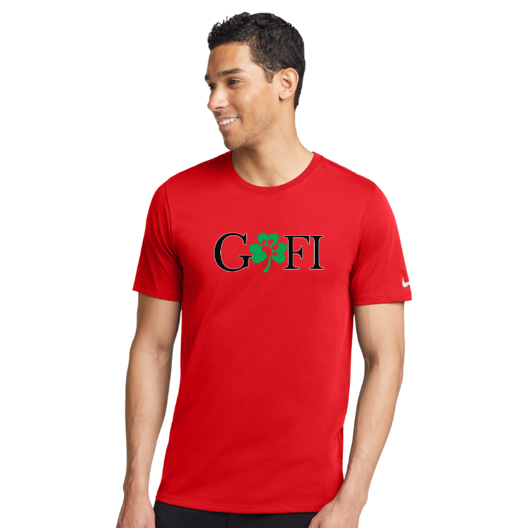 GOFI - Camiseta Nike Dri FIT de algodón/poliéster (NKBQ5231)