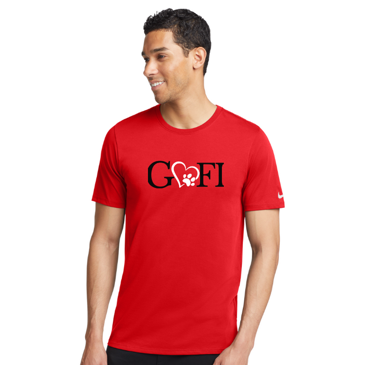 GOFI - Camiseta Nike Dri FIT de algodón/poliéster (NKBQ5231)