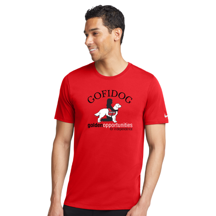 GOFI - Camiseta Nike Dri FIT de algodón/poliéster (NKBQ5231)