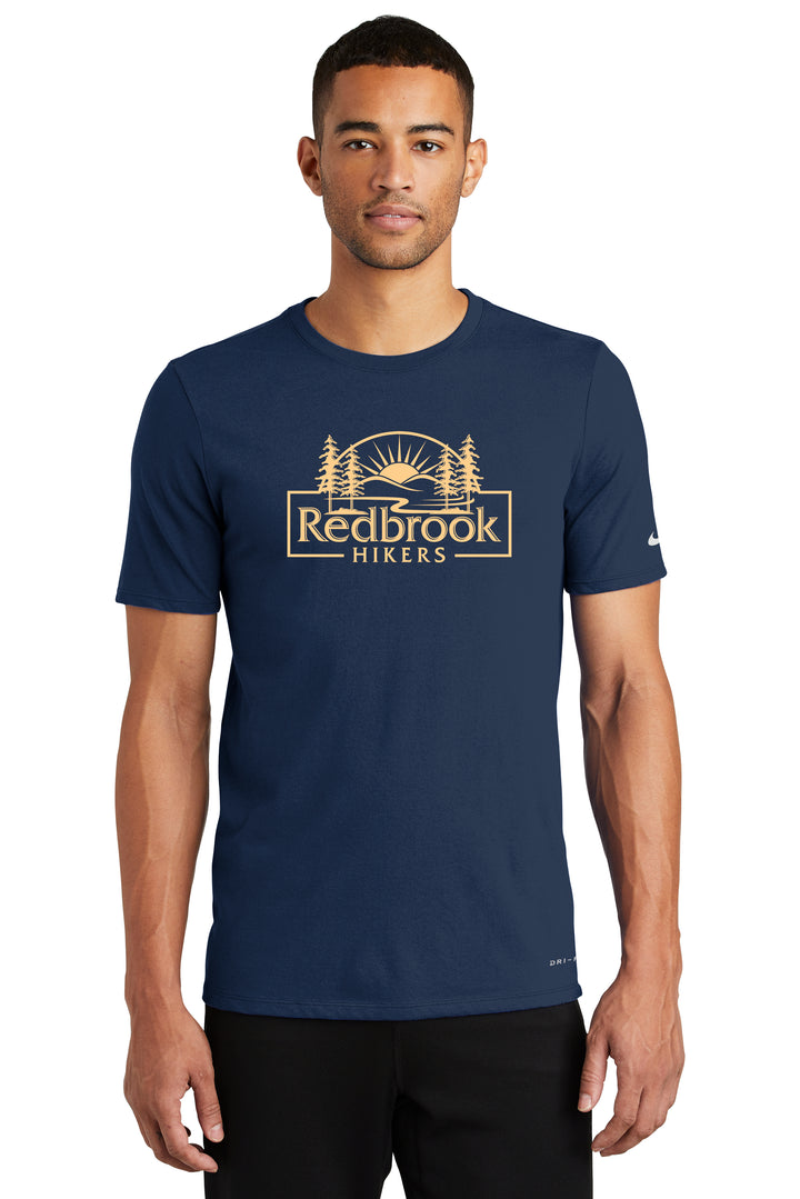 Camiseta de algodón y poliéster Nike Dri FIT de Redbrook Hikers (NKBQ5231)