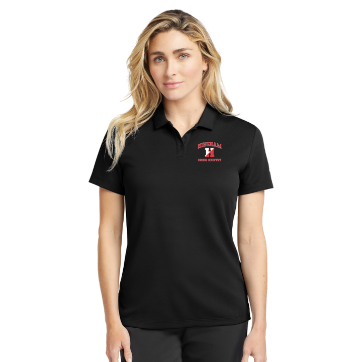 Hingham Youth XC & TF - Women's Nike Dry Essential Solid Polo (NKBV6043)