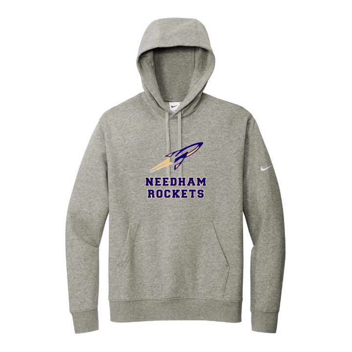 Sudadera con capucha y logo Nike Club Fleece Sleeve de Needham HS Boosters (NKDR1499)