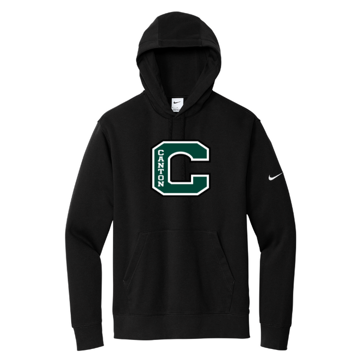 Sudadera con capucha y logo Nike Club Fleece Sleeve del equipo Bishop Fenwick XC (NKDR1499)