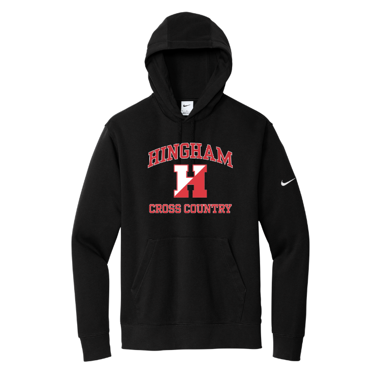 Hingham Youth XC & TF - Men's NikeClub Fleece Pullover Hoodie (NKDR1499)